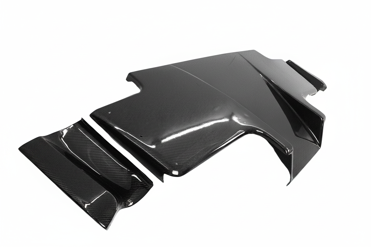 R32 GTR Top Secret Style  Rear Diffuser - Carbon Fibre (3pcs)
