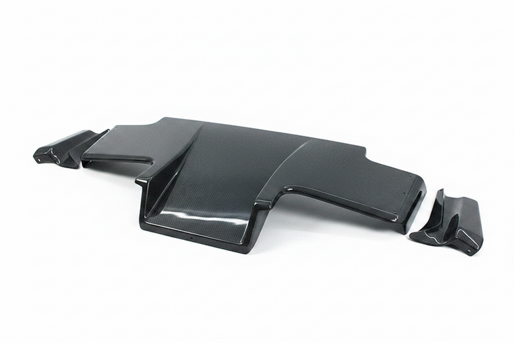 R32 GTR Top Secret Style  Rear Diffuser - Carbon Fibre (3pcs)