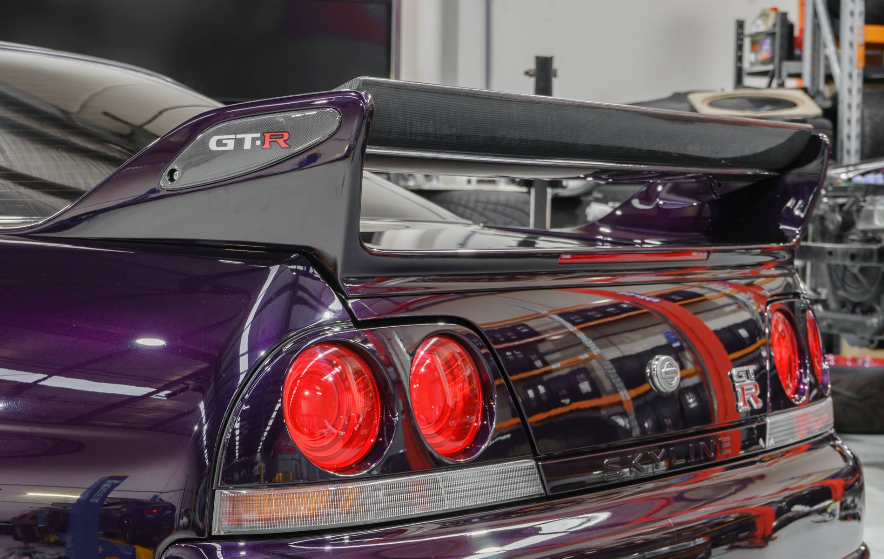 R33 GT-R 400R Style Carbon Fibre 2-Piece Wing Blade